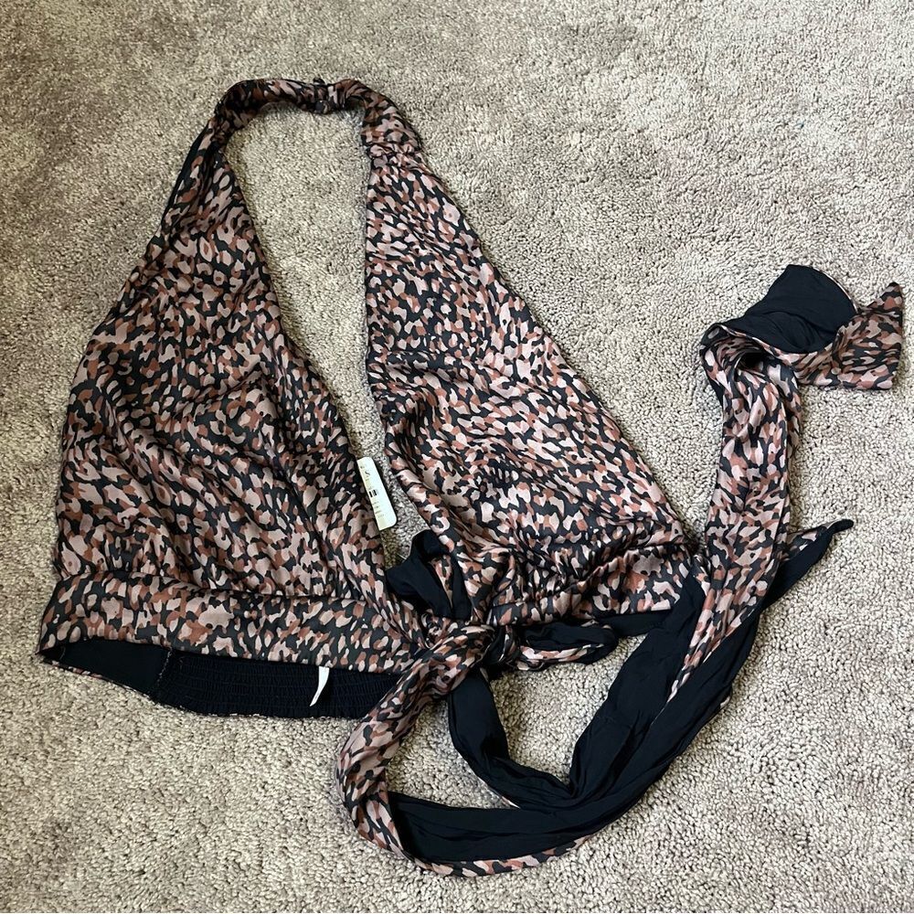 Free People Women's Small Halter Tie Top NWT